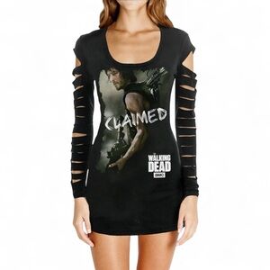 The Walking Dead Daryl Dixon “Claimed” Laser Cut Long Sleeve Tunic Top